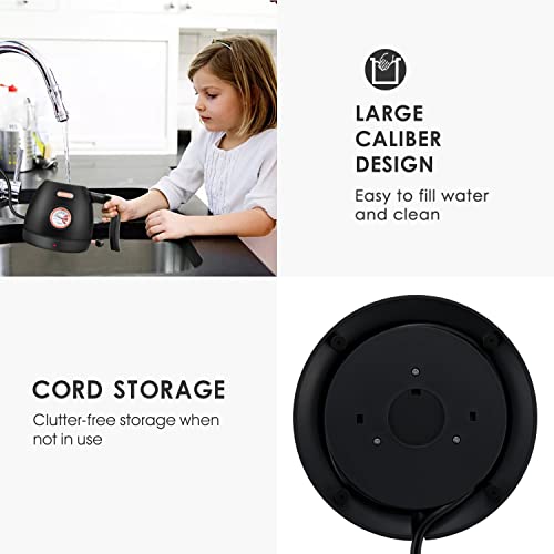 - Electric Gooseneck Kettle | Pour Over Coffee Kettle | 100% Stainless Steel -