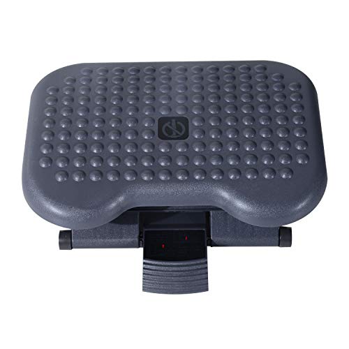 - HOMCOM Footrest | Adjustable Height & Angle Tilting -