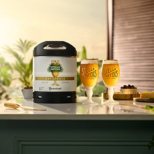 - PerfectDraft Stella Artois Unfiltered Beer Keg for PerfectDraft Machine | 6 Litre -