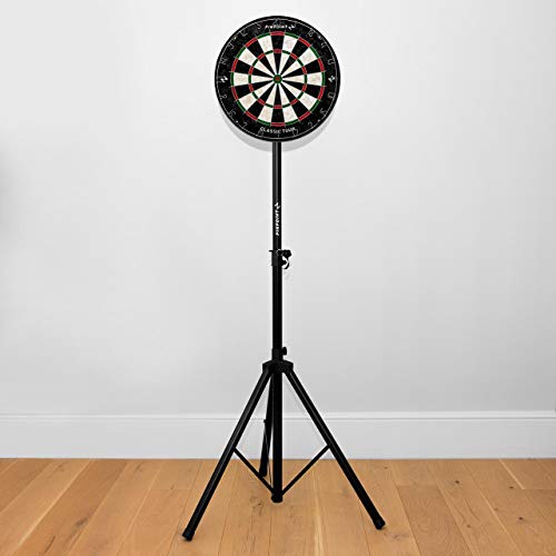 - Pinpoint Dartboard Stand - Darts Accessories for your Dartboard | Portable & Adjustable Height Dartboard Stand -