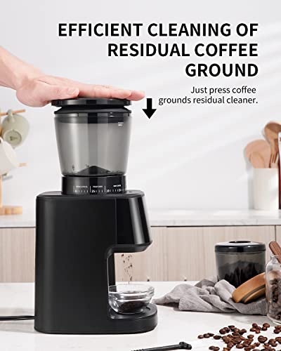 - SHARDOR Conical Burr Coffee Grinder | Electric | 31 Precise Grind Settings | For Espresso/Drip/Pour Over/Cold Brew/French Press | LCD Screen And Digital Timer | Black -