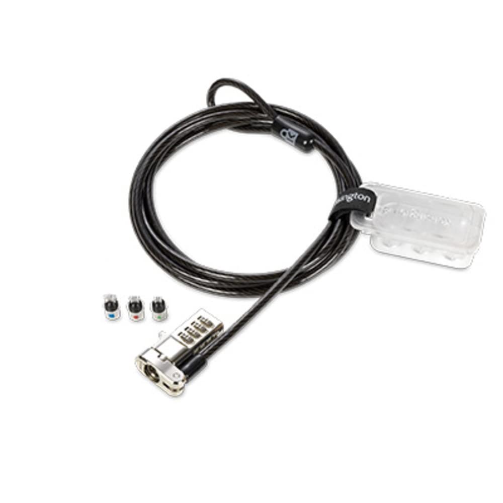 - Kensington Universal 3-in-1 Combination Laptop Lock Kit -