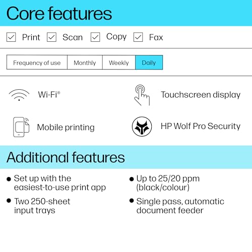 - HP OfficeJet Pro 9132e All-in-One Printer | Colour | Printer for Small Office | Print, Scan, Copy Automatic document feeder| 2 Tray | 3 months Instant Ink with HP | Easy Setup | Up To 3 Years Warranty -