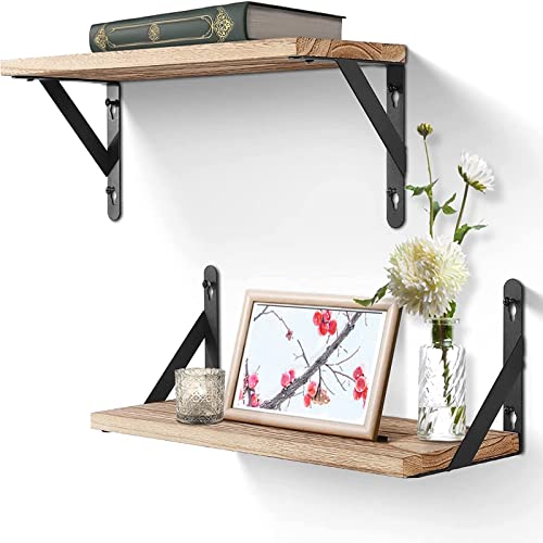 - Uten Floating Shelves Set of 2 Wall Mounted Shelf -