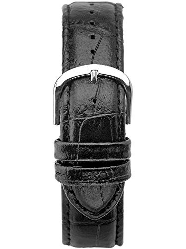 - Sekonda Black Leather | Midnight Blue and Rose-Gold Dial | Watch 1701 -