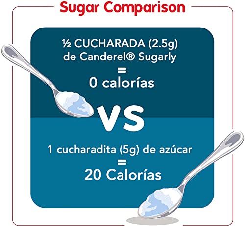 Canderel Sugarly Crunchy Sweetener 1kg – VALUE PACK – Equivalent to 2kg of Sugar