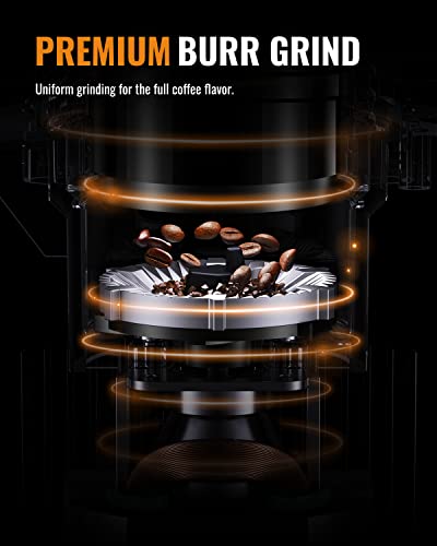 - SHARDOR Coffee Grinder Burr Electric | 25 Precise Grind Setting | Automatic Coffee Bean Grinder -