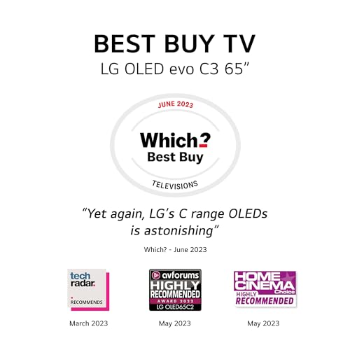 - LG OLED evo C3 65" | 4K Smart TV | 2023 -