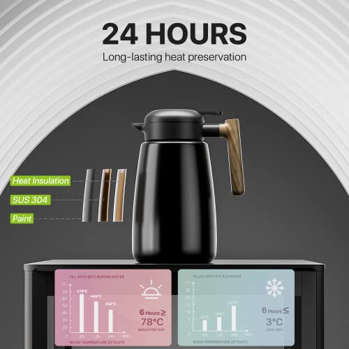 - Thermal Coffee Carafe Jugs | UYOTBKEUB Stainless Steel Insulated Coffee and Tea Pot -