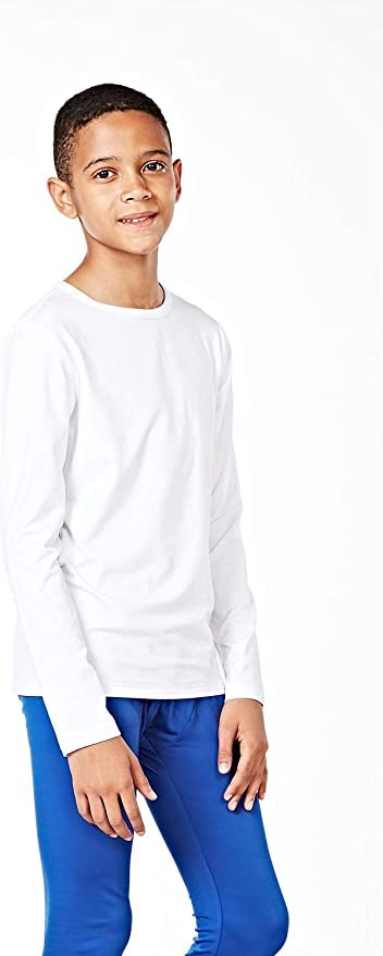 - orbiz 2X Unisex Children Kids Thermal Long Sleeve Shirt -