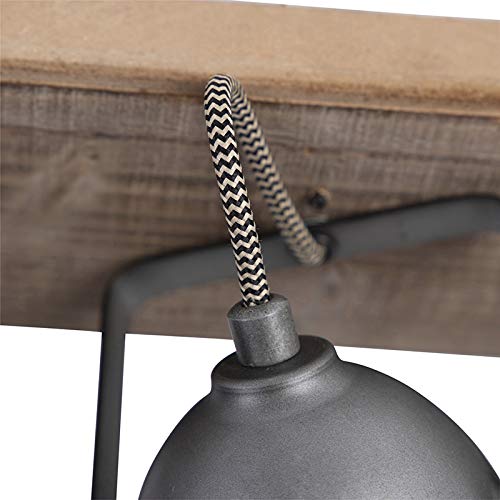 - Qazqa | Industrial Spotbar | Spotlight Ceiling bar Steel | Nickel Matt -