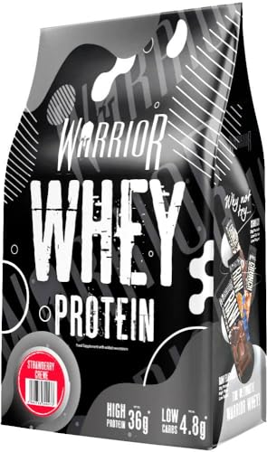 - Warrior Whey Protein Powder – Up to 36g* of Protein Per Shake