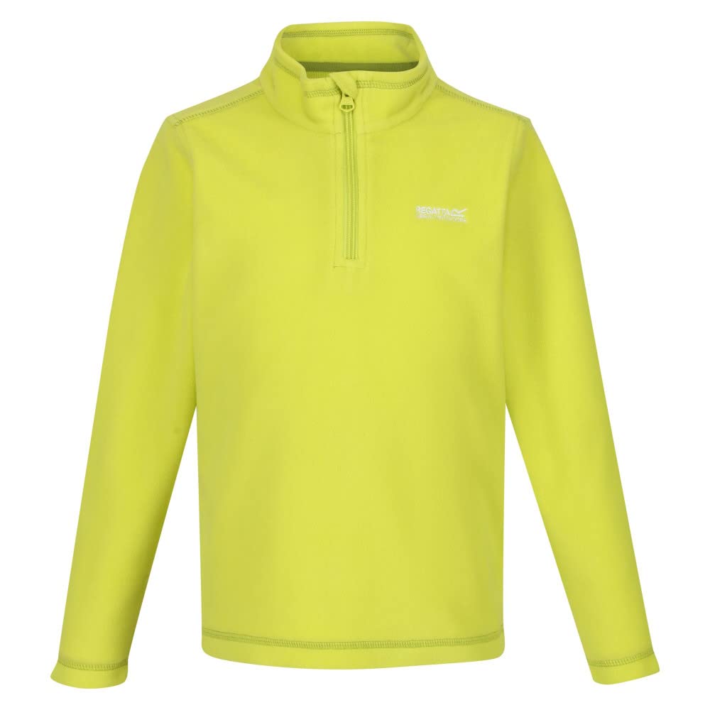 - Regatta Boys Kids' Hot Shot Ii Half Zip Fleece Sweater | Bright Kiwi -