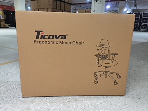- Ticova Ergonomic Office Chair | High Back Desk Chair | Adjustable Lumbar Support -