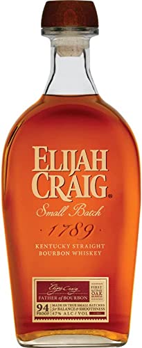 - Elijah Craig Small Batch Bourbon Whiskey | 70cl | 47% ABV | Award Winning | Small Batch | Kentucky Straight Bourbon Whiskey -