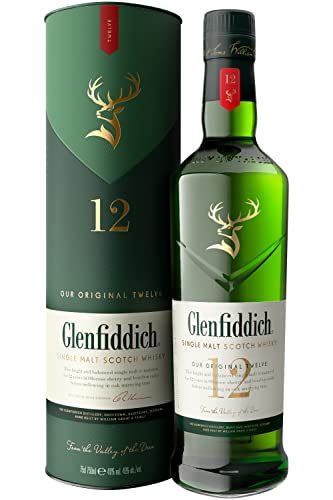 - Glenfiddich 12 Year Old Single Malt Scotch Whisky | 70cl -