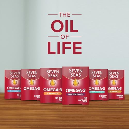 - Seven Seas Omega-3 Fish Oil Max Strength | 1250 mg Fish Oil | 1063 mg Omega-3 -