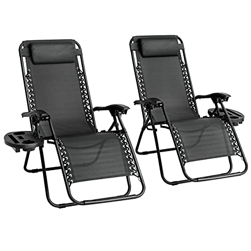 - Straame Garden | Zero Gravity Chair | Set of 2 | Heavy Duty Textoline -