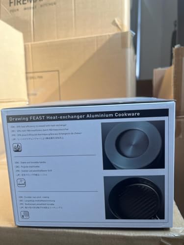 - Fire-Maple Feast Heat Exchanger Set | Compact Camping Cookware Kit | Nested Design -