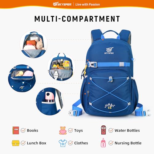 - SKYSPER Kids Backpack | Age 4-8 Children's Backpack | School Bag -