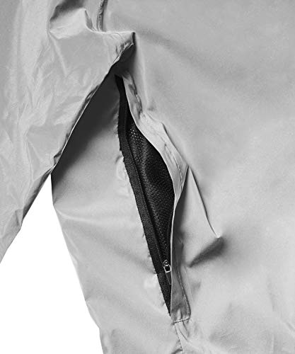 - Ettore Mens Cycling Jacket | Waterproof Breathable High Visibility Reflective Silver -
