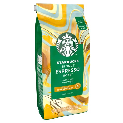 - STARBUCKS | Blonde Espresso Roast | Blonde Roast | Whole Bean Coffee 450g (Pack of 4) -