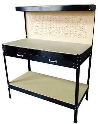 - Workbench With Pegboard Heavy Duty Garage Work Bench