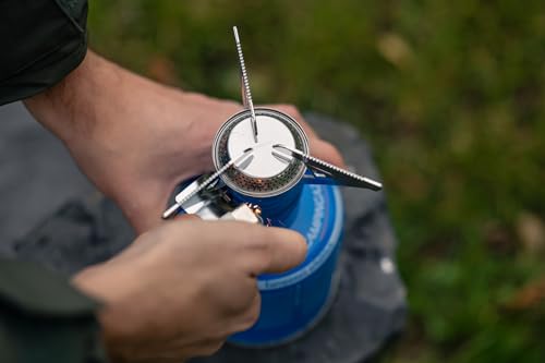 Campingaz Twister Plus gas stove, 1-burner camping stove for outdoor, backpacking or festivals, compact size, powerful output 2,600 watts, including carrying bag, runs off CV 470 gas cartridge