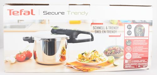 - Tefal | Secure Trendy P2580400 Pressure Cooker | 4 L -