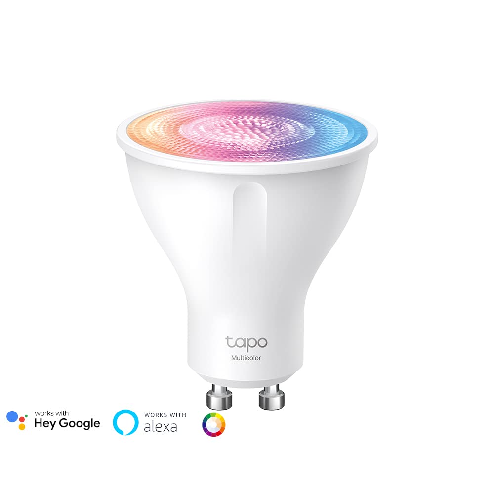 - Tapo Smart Wi-Fi Spotlight Multicolour Lightbulb | GU10 | Remote Control | Energy Saving, Works with Alexa & Google Home | 4 Pack -