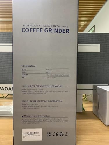 - SHARDOR Conical Burr Coffee Grinder | Electric | 31 Precise Grind Settings | For Espresso/Drip/Pour Over/Cold Brew/French Press | LCD Screen And Digital Timer | Black -