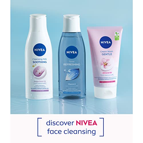 - NIVEA Gentle Face Cream Wash | (150ml) | Face Cleanser with Almond Oil -