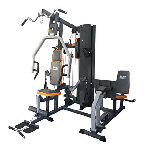 - FIT4HOME Multi Gym Fitness Equipment | Exercise Machine Strength Training Body Building Heavy Duty Home Gyms Workout Stations 80KG Weight Plates Leg Press Lat Pulldown | TF3003C Free Dumbell Rack -