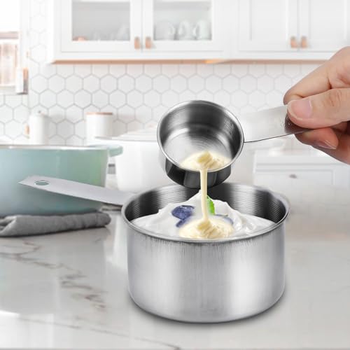 - HAUSPROFI | 13 Piece Stainless Steel Measuring Cups and Spoons Set -