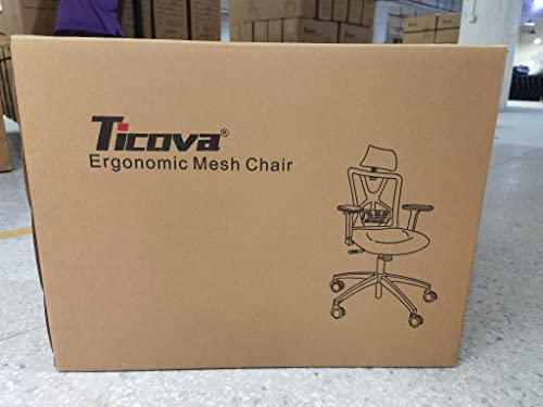 - Ticova Ergonomic Office Chair | High Back Desk Chair | Adjustable Lumbar Support -