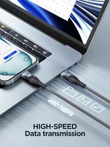 - USB C to USB C, 100W 5A Fast Charging Cable -