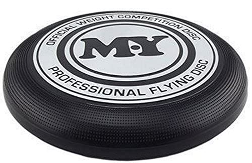 - M.Y Frisbee Official Weight 180g Competition Flyer Disc | 4 Assorted Colours (Black) -