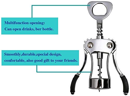 - Wing Corkscrew Stainless Steel Wine Opener.