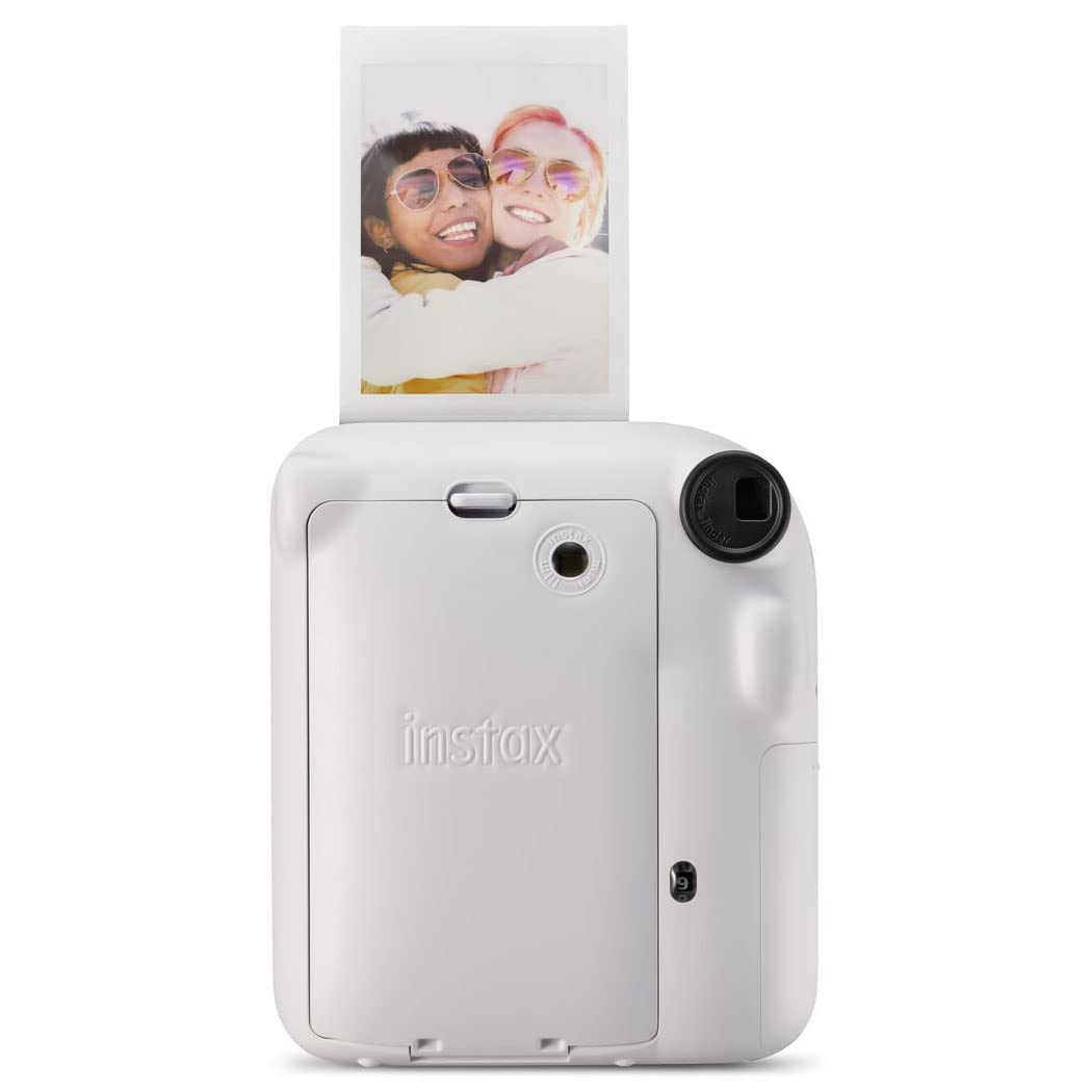 - Fujifilm Instax Mini 12 Instant Camera | 40 Shot Film Pack | Clay White -
