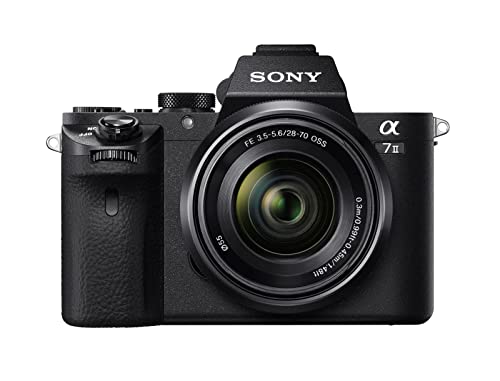 - Sony Alpha 7 II | Full-Frame Mirrorless Camera | With Sony 28-70 mm f/3.5-5.6 Zoom Lens | 24.3 Megapixels | Black -