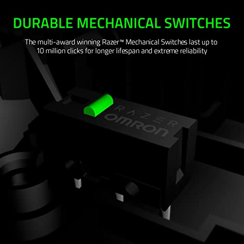 - Razer DeathAdder Essential | Wired Gaming Mouse | 5 Programmable Buttons | Black -