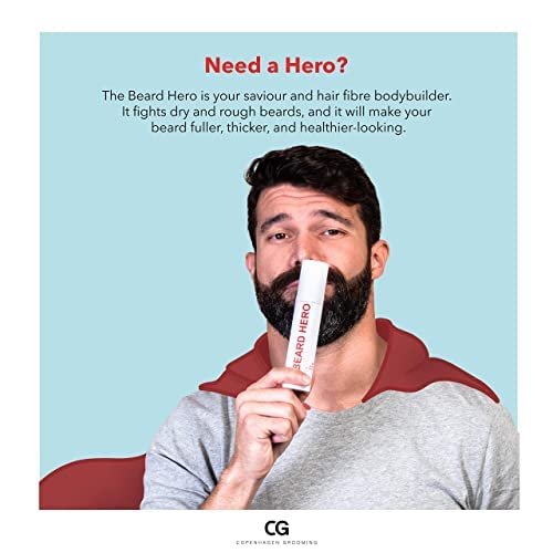 Copenhagen Grooming Beard Hero - Beard Oil for Men - Hydrating and Nourishing Beard Growth Oil & Beard Serum - Beard Care - Face Care for Men