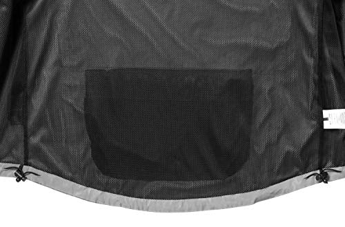 - Ettore Mens Cycling Jacket | Waterproof Breathable High Visibility Reflective Silver -