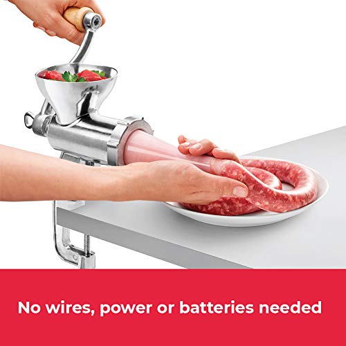 - Metaltex Meat Grinder | Aluminium | 10 x 14 x 26.5 cm -