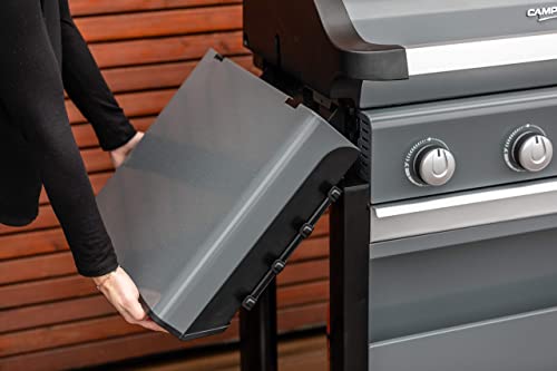 Campingaz Gas BBQ 4 Series Select S, Barbecue Gas Grill with 4 Stainless Steel Burners, 1 Side Burner, Lid with Thermometer, InstaClean Aqua, Culinary Modular System, 13.6kW