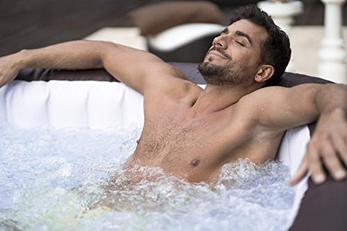 - Lay-Z-Spa Maldives Luxury Hot Tub | 8 HydroJet Pro Massage System | Inflatable Spa | LED Lights | Foot Massager | Freeze Shield Technology | 5-7 Person -