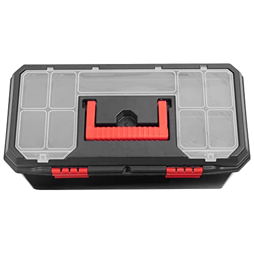 - Hardys Heavy Duty Small Plastic Tool Box | Multiple Compartment Toolbox Organiser -