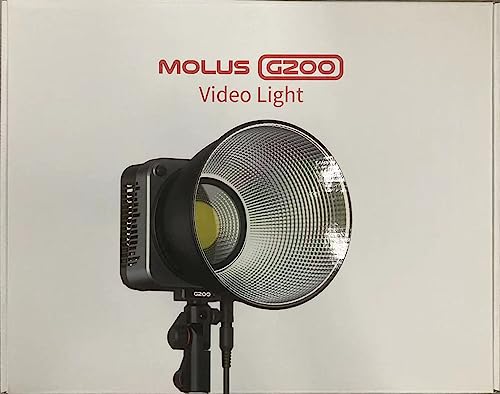 - ZHIYUN MOLUS G200 COB LED Video Light 200W CCT 2700K-6500K Bowens Mount