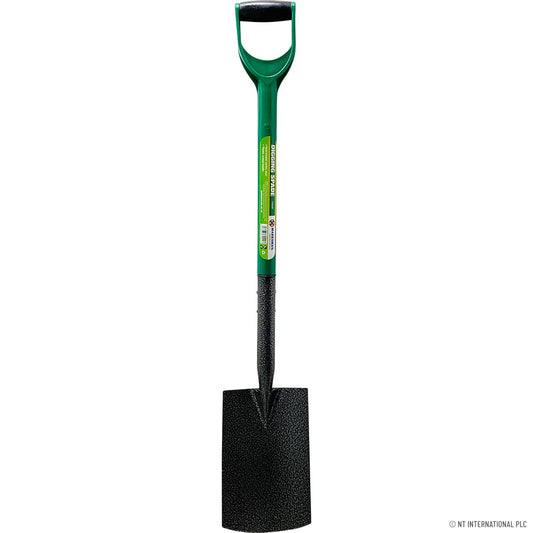 - Garden Digging Shovel | Steel Border Spade With A PVC Solid Grip Handle | Hand Tool Ideal For Gardening Can Also Be Used For Snow & Farms | Heavy Duty Strong, Resistant & Rust Resistant -