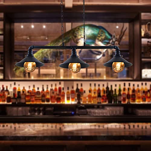 - LEDSone Industrial 3 Way Vintage Retro Style Steampunk Pipe Light Bar -